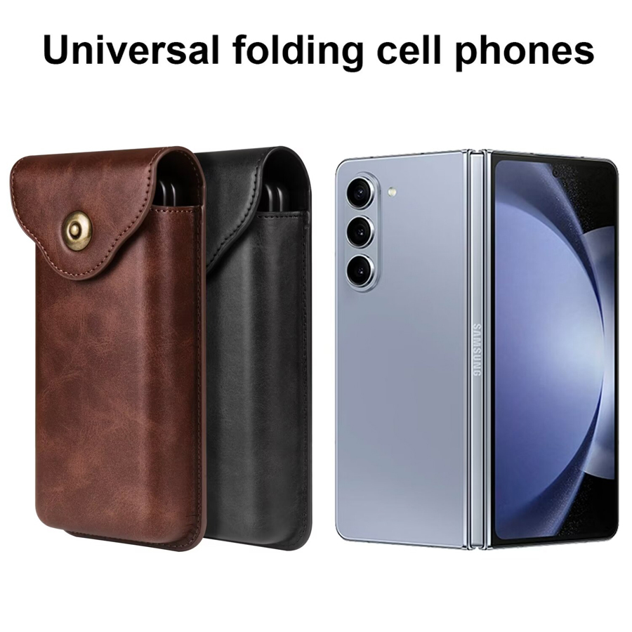 Belt Bag Leather Wide - Samsung Galaxy Z Fold 7/Fold 6/Fold