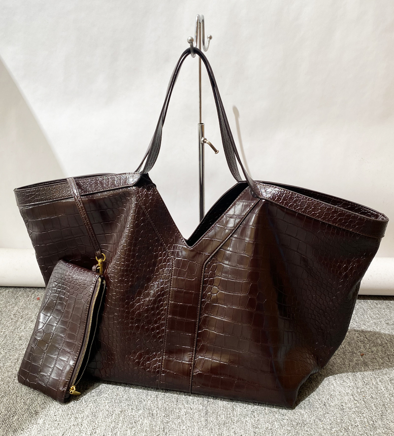 Luxury Bags 2026 - Büyük Boy Timsah Desenli Kadınlar İçin