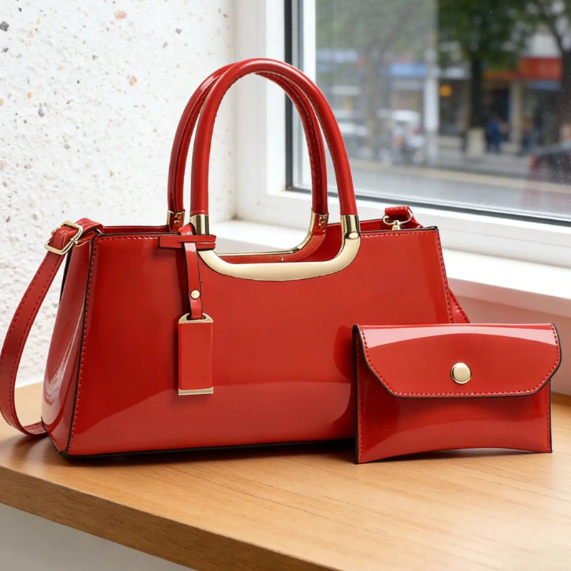 Luxury Bags - Kadın Çanta Seti, Hafif Lüks PU