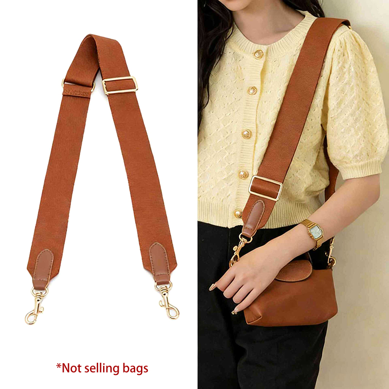 Belt Bag Leather Wide - Düz Renk Çanta Askısı Tasarımcı 5
