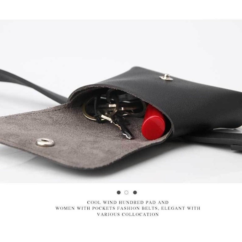 Belt Bag Leather Wide - Hediye PU Deri Kadın Bel Çantası