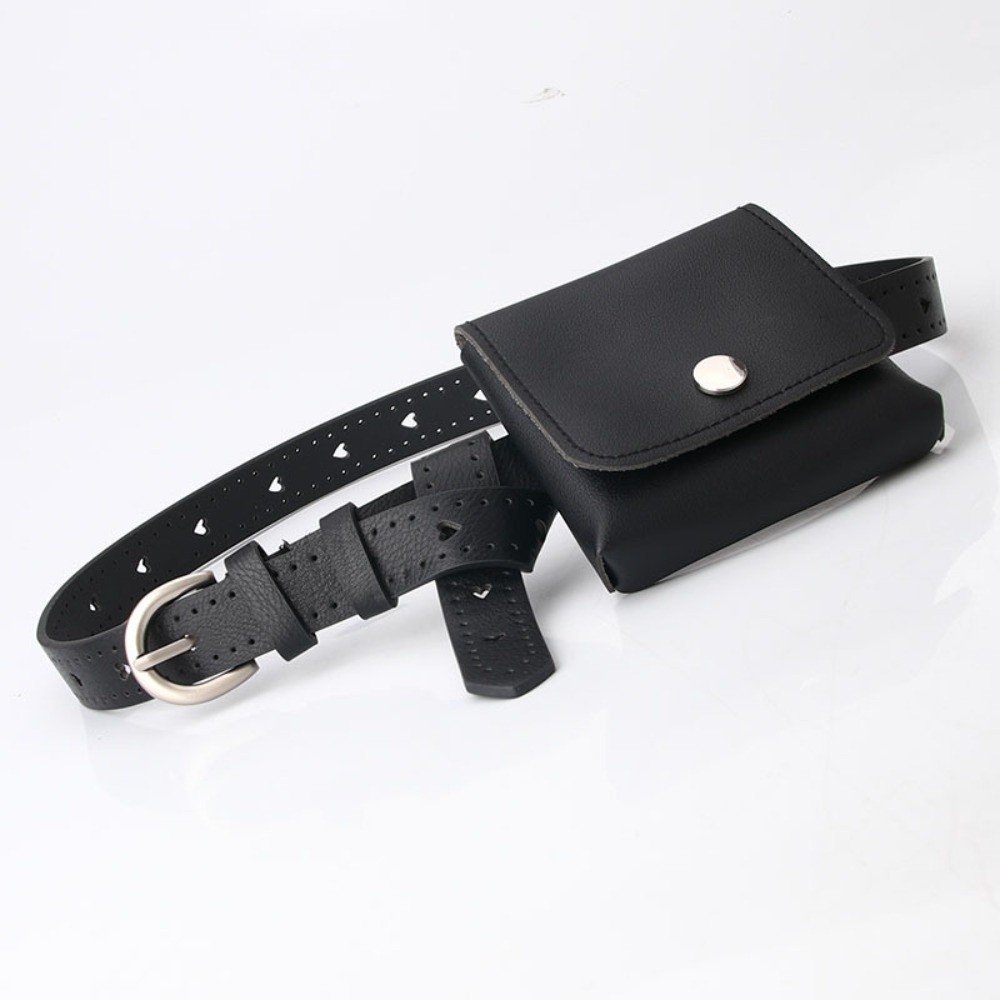 Belt Bag Leather Wide - Yeni PU Deri Kadın Bel Çantası