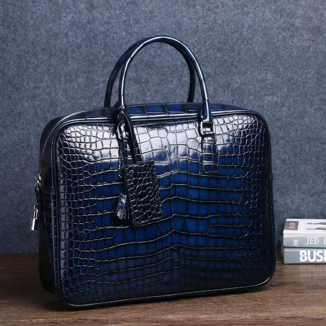 Luxury Bags For School - 2025 Yeni Lüks Timsah Desen Hakiki