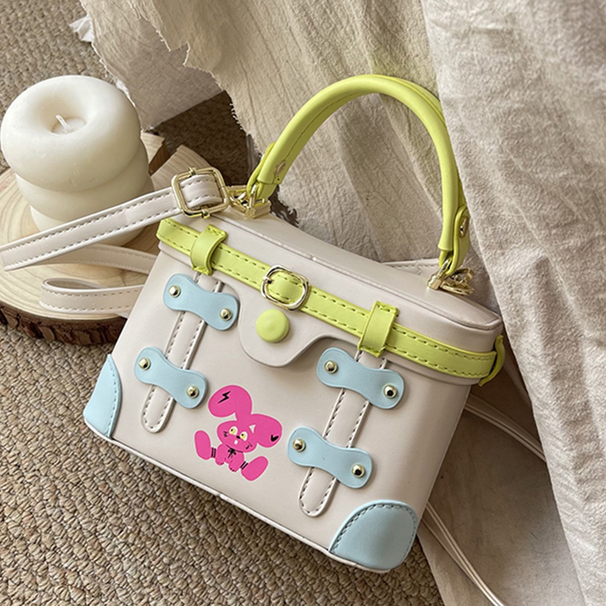 Luxury Bags China Wholesale - Yeni Lüks Tasarımcı Perçinli PU Deri