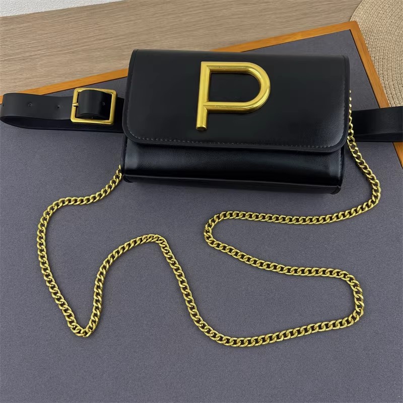 Kadın Tasarımcı P Harfi PU Der - Belt Bag Leather Wide incelemesi ve fiyatı