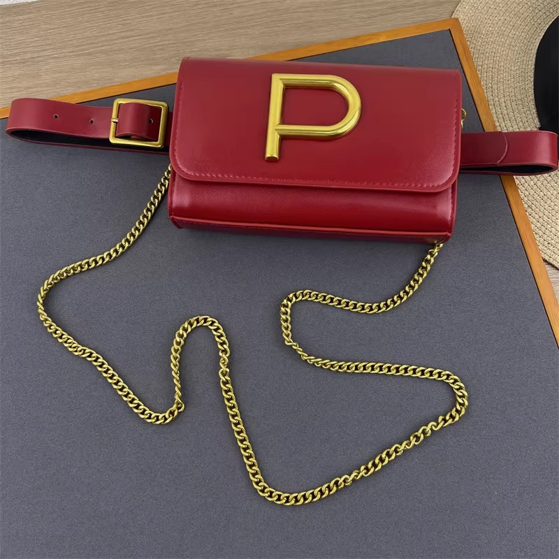 Kadın Tasarımcı P Harfi PU Der - Belt Bag Leather Wide incelemesi ve fiyatı