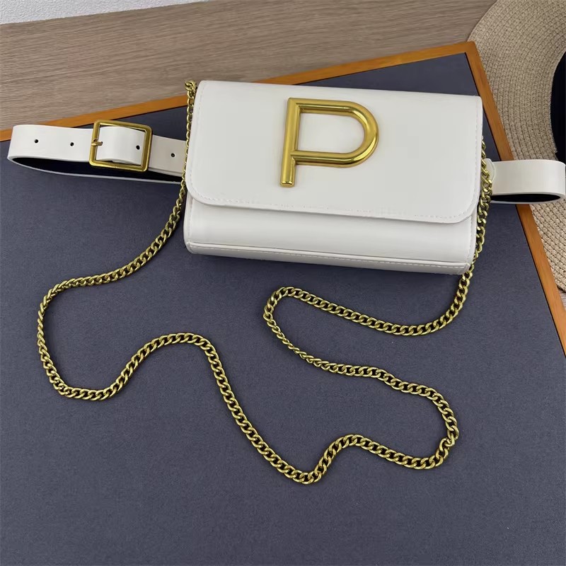 Kadın Tasarımcı P Harfi PU Der - Belt Bag Leather Wide incelemesi ve fiyatı