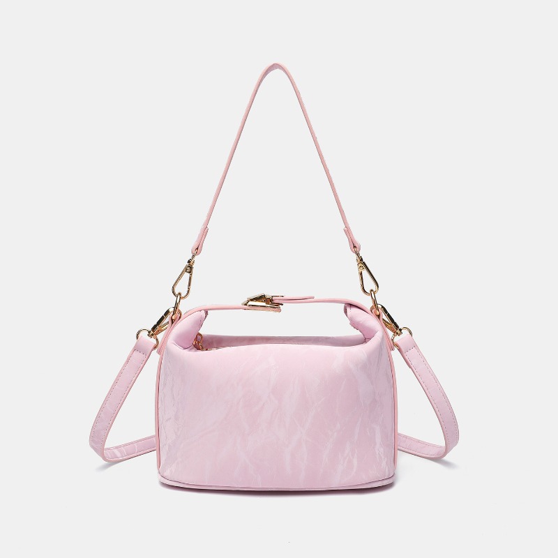 Kadın Pembe Rugan Deri Mini Ça - Top Handle Patent Bag incelemesi ve fiyatı
