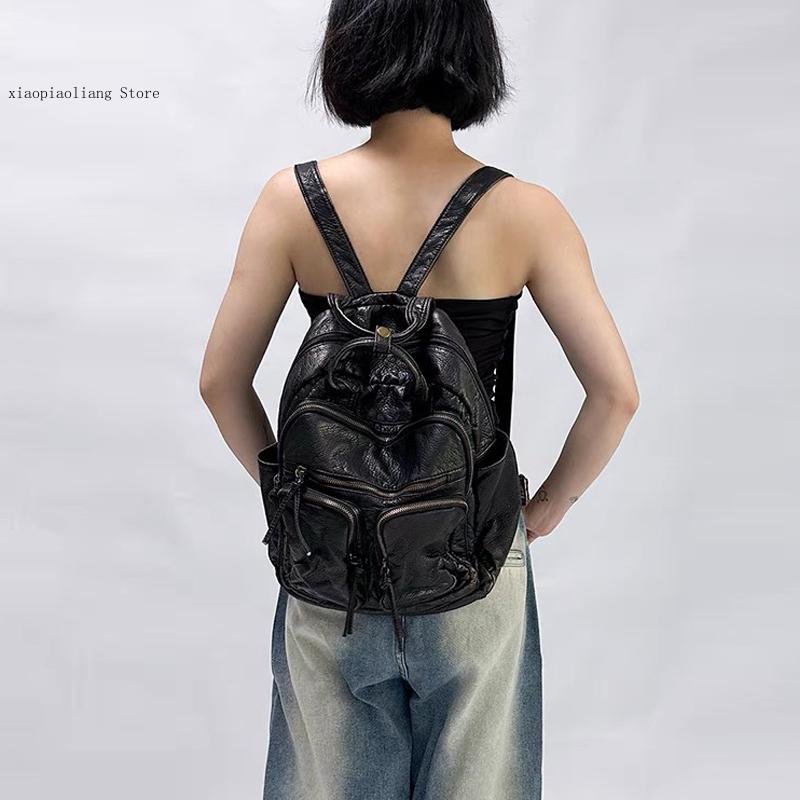 Lüks Yumuşak Yıkanmış PU Deri  - Luxury Bags With Zipper incelemesi ve fiyatı