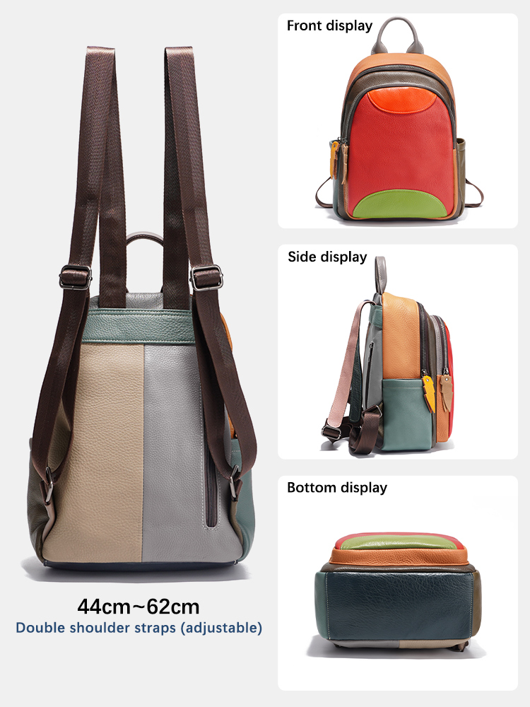 Zency Moda Renkli Hakiki Deri  - Genuine Leather Backpack incelemesi ve fiyatı