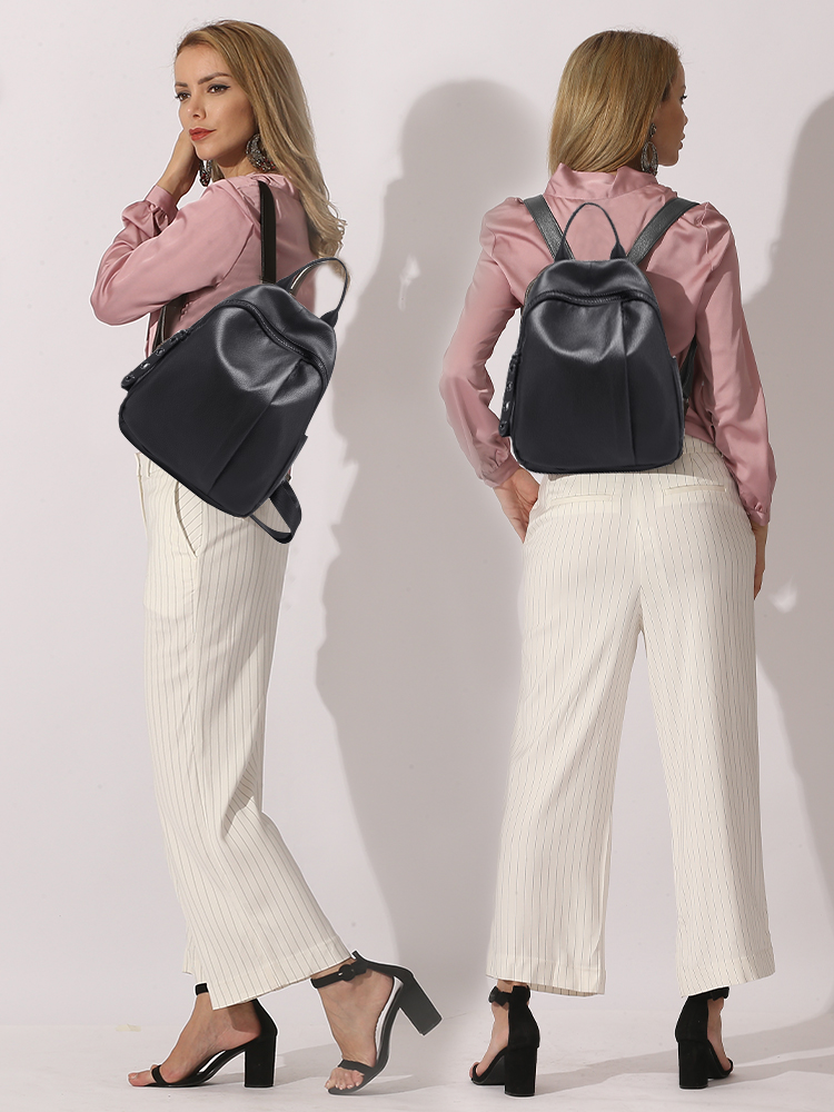 Zency Anti-hırsızlık Tasarım K - Genuine Leather Backpack incelemesi ve fiyatı