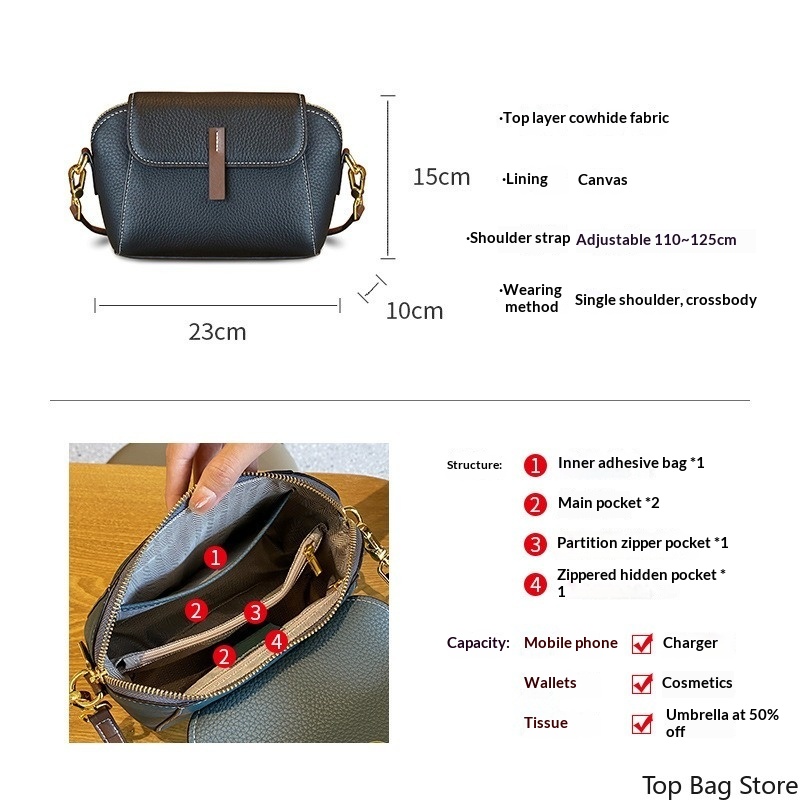 Kadınlar için Hakiki Deri Çapr - Luxury Bags Everyday incelemesi ve fiyatı