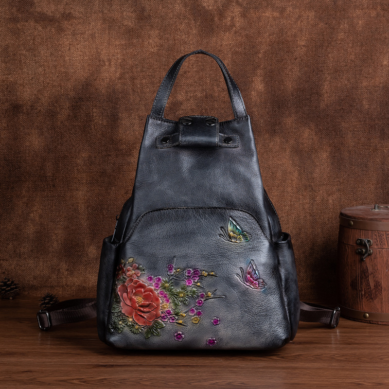Johnature Hakiki Deri Kabartma - Genuine Leather Backpack incelemesi ve fiyatı