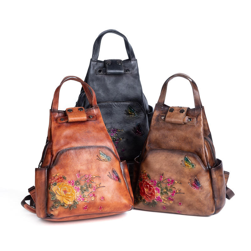 Johnature Hakiki Deri Kabartma - Genuine Leather Backpack incelemesi ve fiyatı