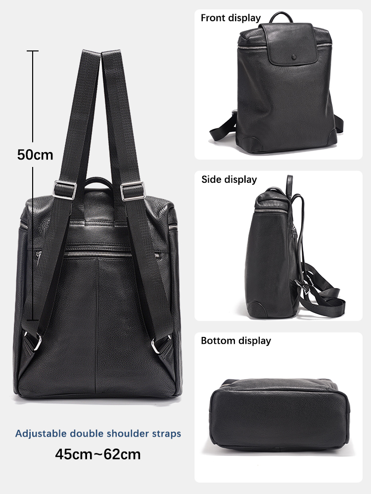 Zency %100 Hakiki Deri Siyah S - Genuine Leather Backpack incelemesi ve fiyatı