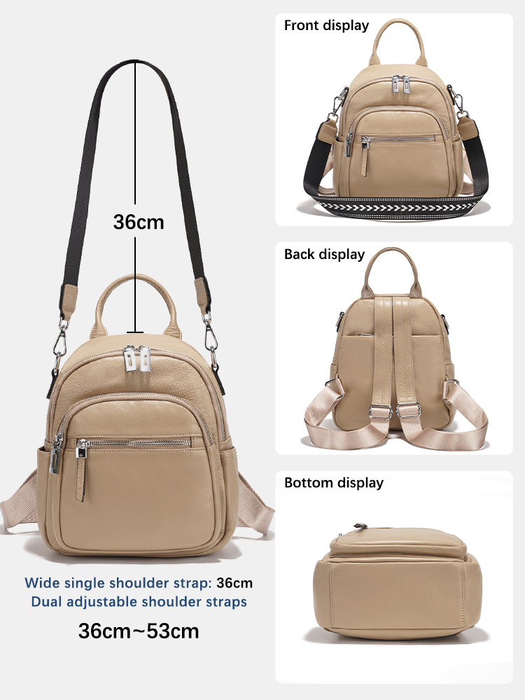 Zency Hakiki Deri Küçük Sırt Ç - Genuine Leather Backpack incelemesi ve fiyatı