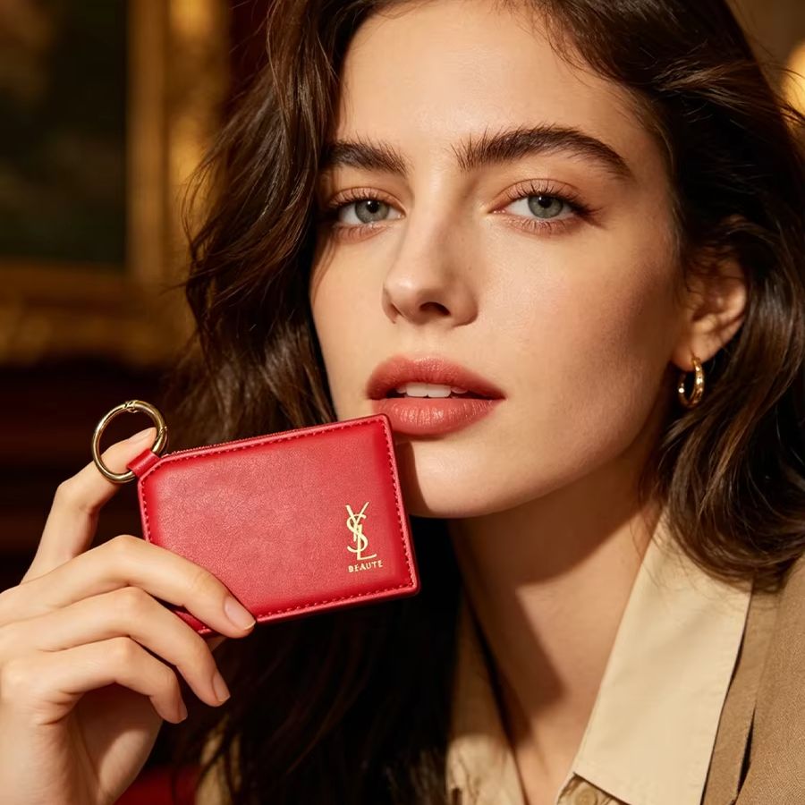 YSL Kırmızı Deri Kare Mini Cep - Luxury Designer Bags Ysl incelemesi ve fiyatı