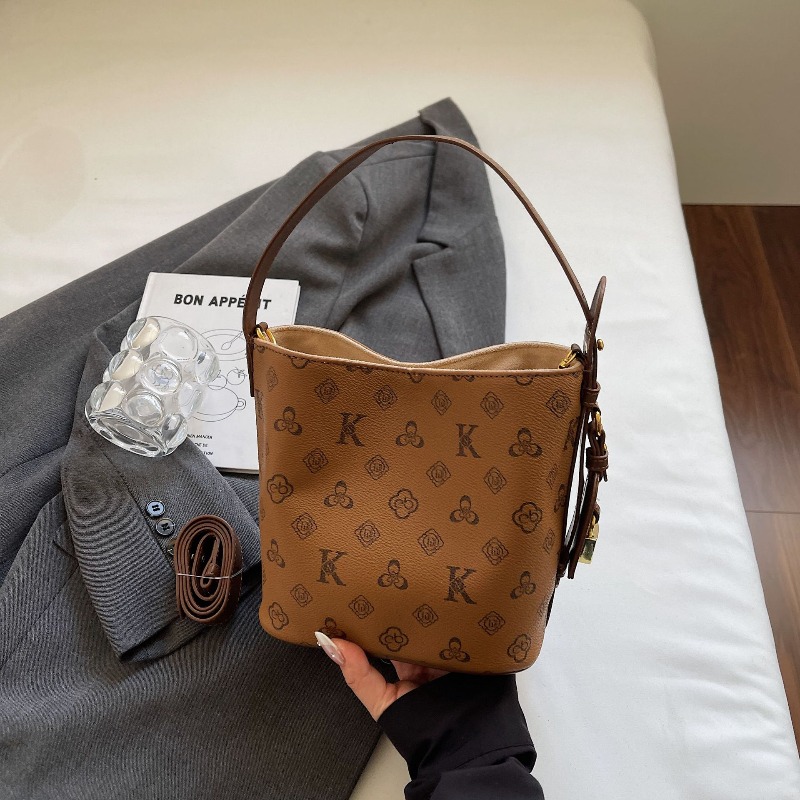 Yeni retro moda baskılı kova ç - Luxury Bags For Sale incelemesi ve fiyatı