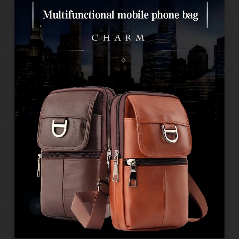 Erkek Deri Bel Çantası - Büyük - Genuine Leather Backpack incelemesi ve fiyatı